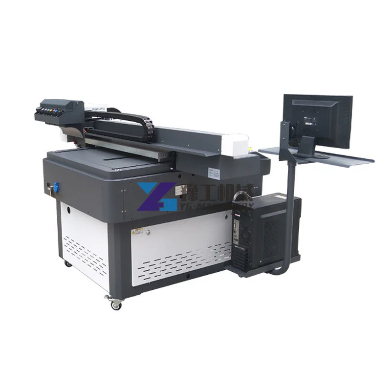 6090 UV Printer Inkjet Flat Bed UV Led Printing Machine Cheap Small A1 Varnish Digital Flatbed UV Printer