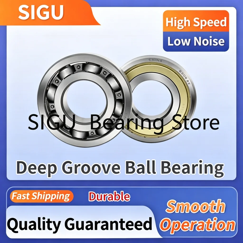 6312 6313 6314 6315 6316 6317-ZZ/2RS  Long Service Life High Speed Deep Groove Ball Bearings