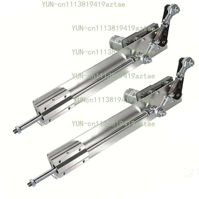 DC 12V/24V Reciprocating Cycle Linear Actuator, Telescopic Motor with Suction Cup, 6‑20cm Stroke Speed Control for Automation
