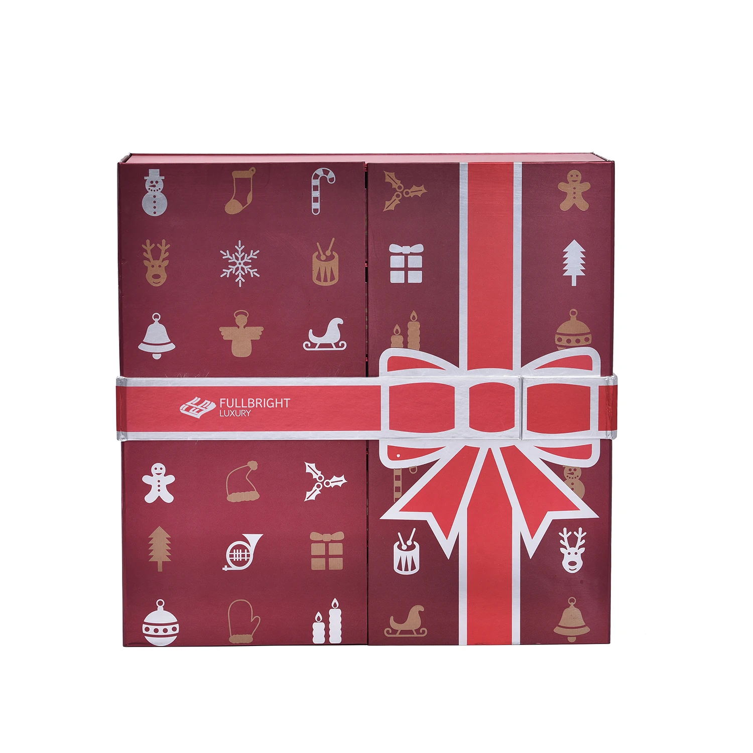 Customization.Customized Series Set Surprised Blind Box Rigid Paper Box 25 Days Advent Calendar Packaging Gift Boxes with Magnet
