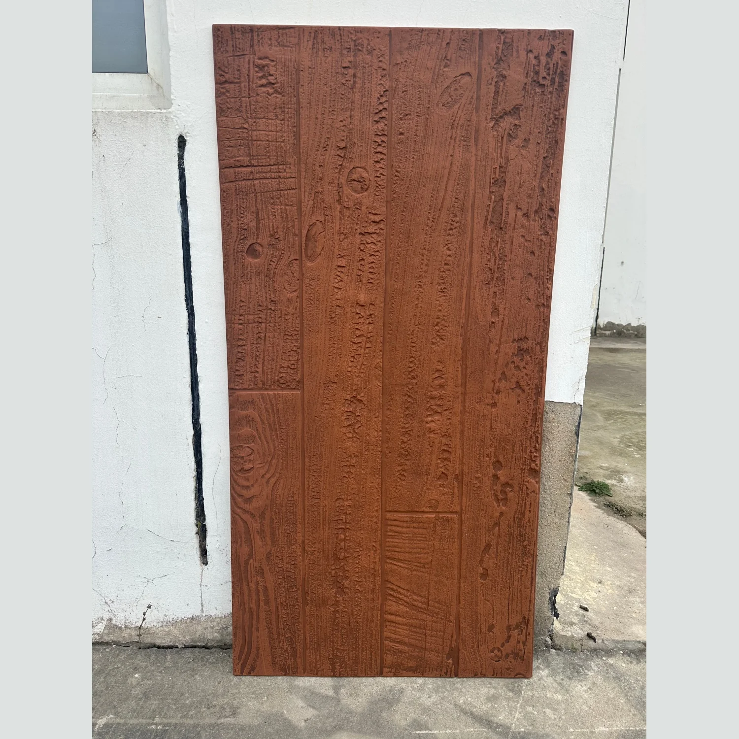 PU Wood Board Real Wood Grain Pear Wood Cultural Indoor Outdoor Modern Background Wall Decorative Board Big Slab Sea