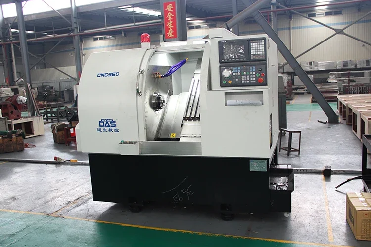 New DAS 36C  Automatic High Precision Metal Slant Bed CNC Lathe Machine