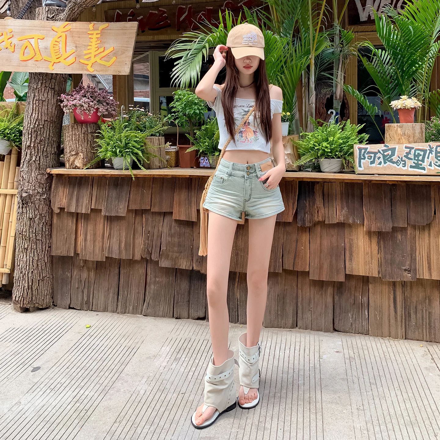 Women's Shorts Denim Shorts Su - Street Fashion Youth 评论和价格