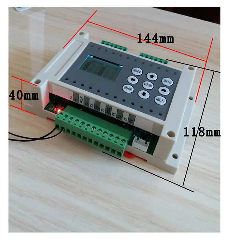 6-in, 6-out, 6-way Multi-way Time Relay Programmable Controller Cycle Timing Switch Simple PLC All-in-one Machine