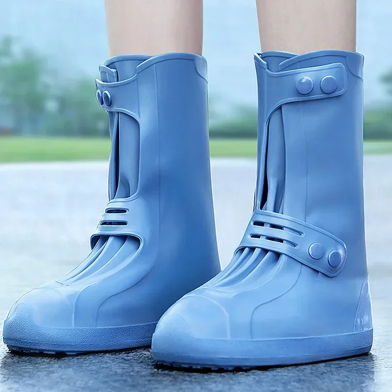 Rain Boot Covers Waterproof Anti Slip Shoe Cover Cubre Zapatos Para La Lluvia De Silicona Cubierta Ipermeable Para Lluvia XXL