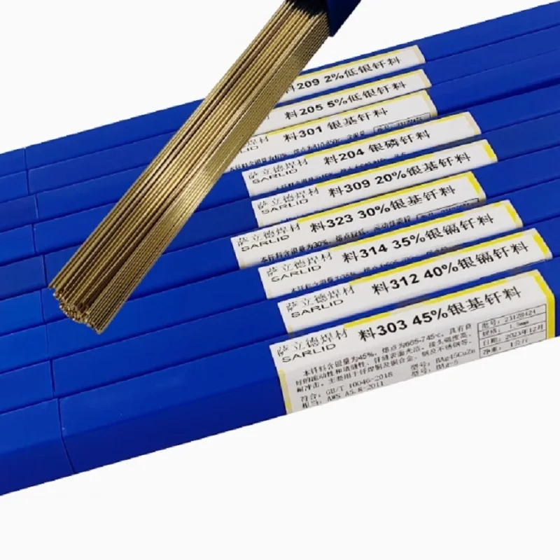 Beicai 2% 5% 10% 15% 25% 30% 40% 45% 56% 72% Silver Solder Silver Welding Brazing Wire Rod Electrode