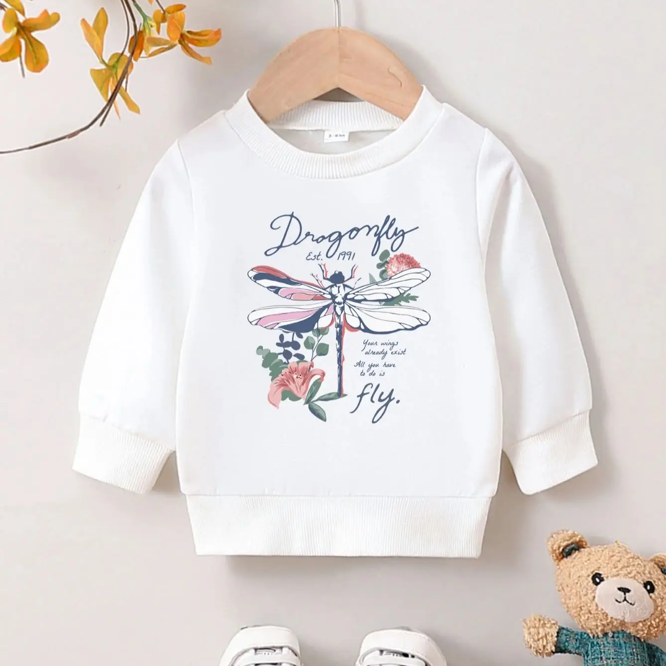 

Autumn And Winter Cute Cartoon Casual Printed New Hoodies For Girls Aged