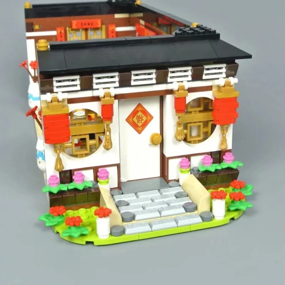 Ideas 80101 Chinese New Year Eve Dinner Building Blocks 2019 Asia Exclusive Bricks Toys For Boys Children Gift Home Decoration