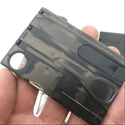 10 In 1 Pocket Credit Card Portable Multi Tools Outdoor Survival Camping Equipment 1 Box Portable Hiking Card Tools Gear
