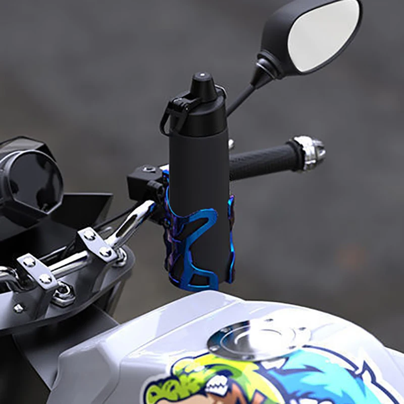 Universal Motorcycle Drink Holder, Bike Water Cup Bottle Holder, Modificação Acessórios, 1Pc