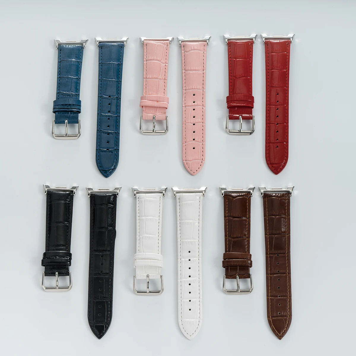 Кожаный ремешок для Samsung Galaxy Watch 8 40 44 мм/8 Классический 46 мм Разъем из нержавеющей стали Аксессуар Galaxy Watch Ultra 2025 Band