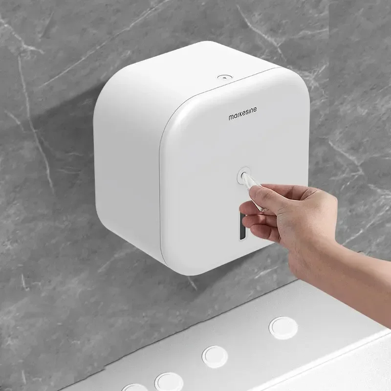 Large Capacity Non Perforated Center Drawn Large Roll Paper Box Large Plate Tissue Box Bathroom Accessories toilet roll holder