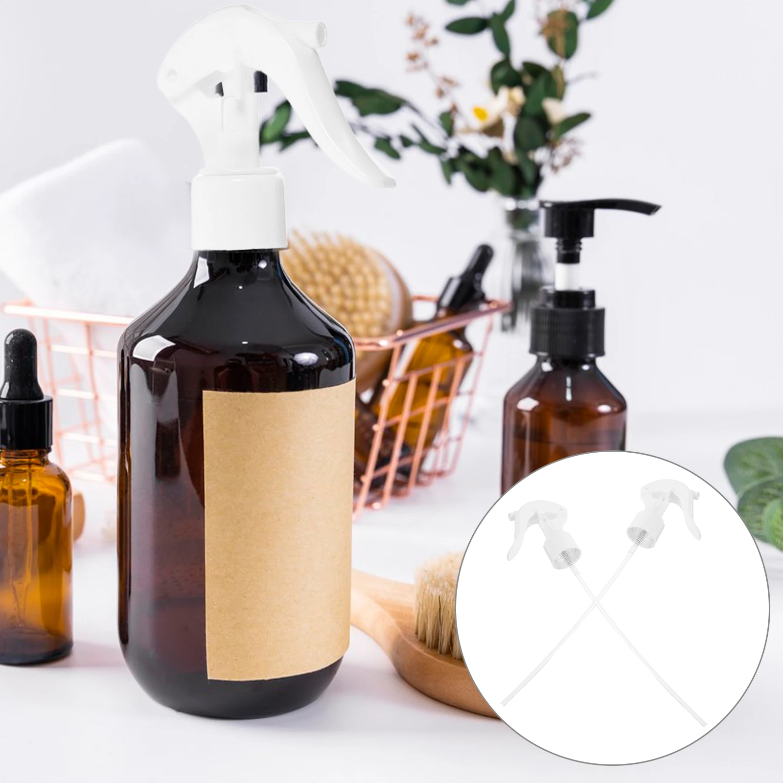 

12pcs Plastic Spray Nozzle For Watering Cans Bottles Gardening Cleaning Car Detailing Pet Training Universal Replacement Tips