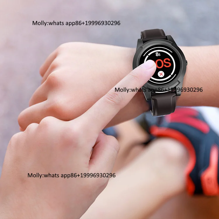 Touch Screen SOS Alarm 2 Way Calling 4G LTE Safety Watch with Fall Detective Elder GPS Positioning Device