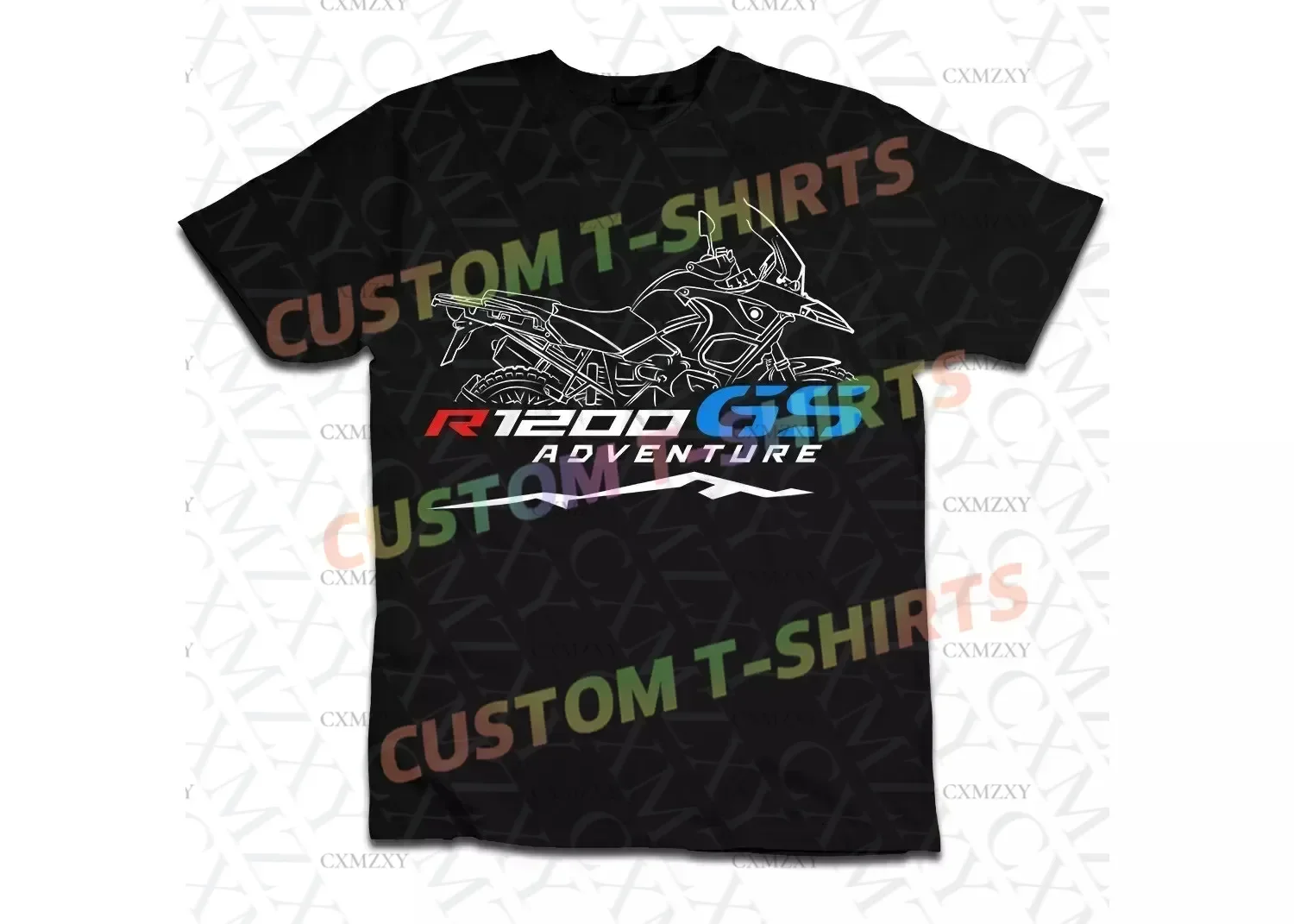 

2025 Men T Shirt Casual R1200GS Adventure Motorcycle for ADV Riders T-shirt Graphic Summer Short Sleeves 100% Cotton S-3XL Tee