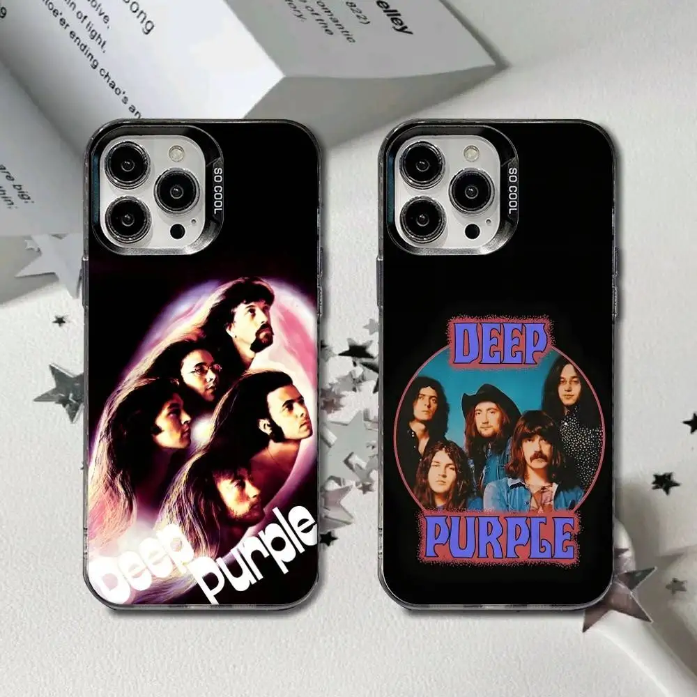 

D-Deep Purple Machine Head Phone Case For iPhone 17,16,15,14,13,12,11,X,8,7,Pro,Max,Plus,SE4,Air,Mini Matte Durable Shell