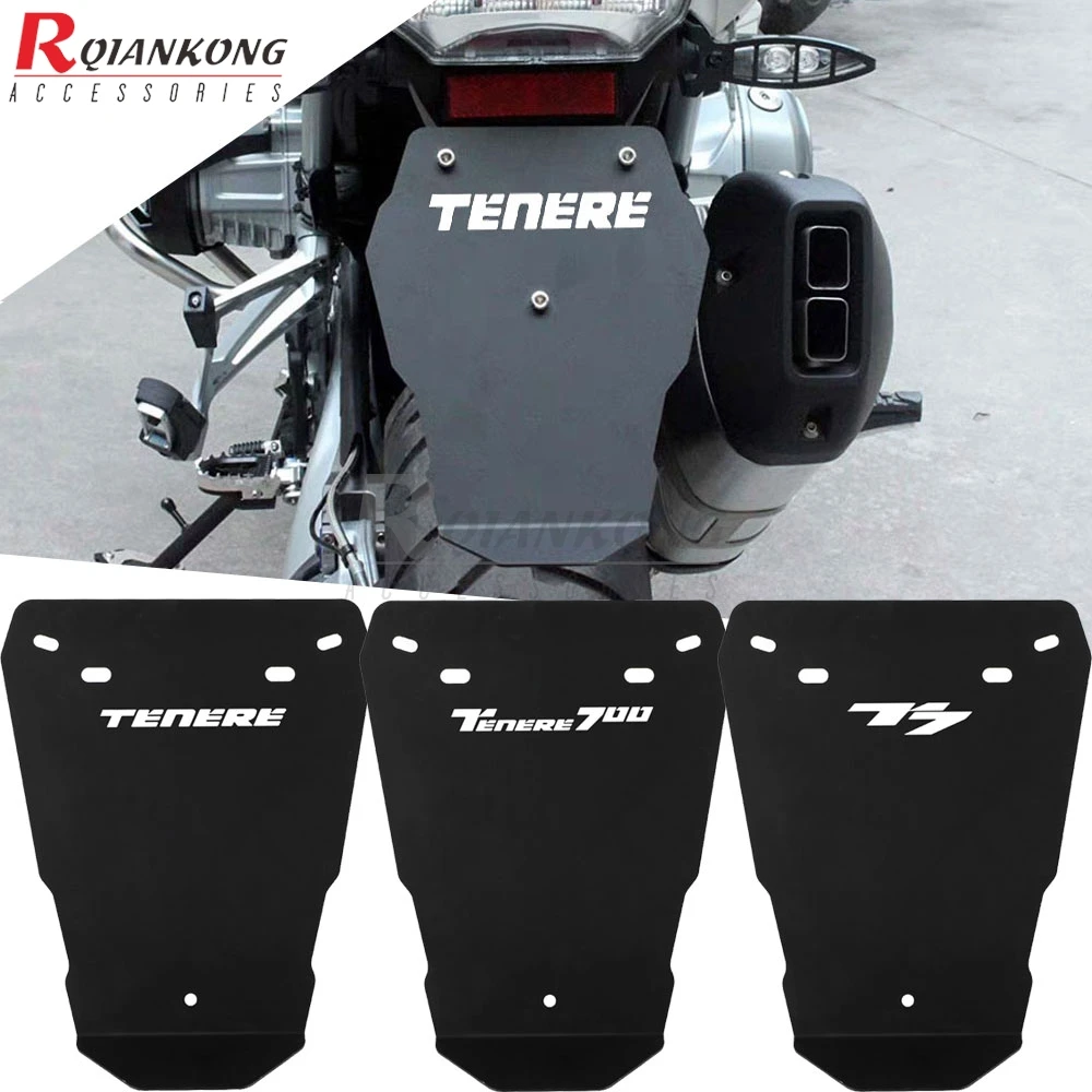 

Motorcycle Fender License Plate For Yamaha TENERE700 T7 Tenere 700 Rally / World Raid 2019-2026 Rear Splash Guard Holder Bracket