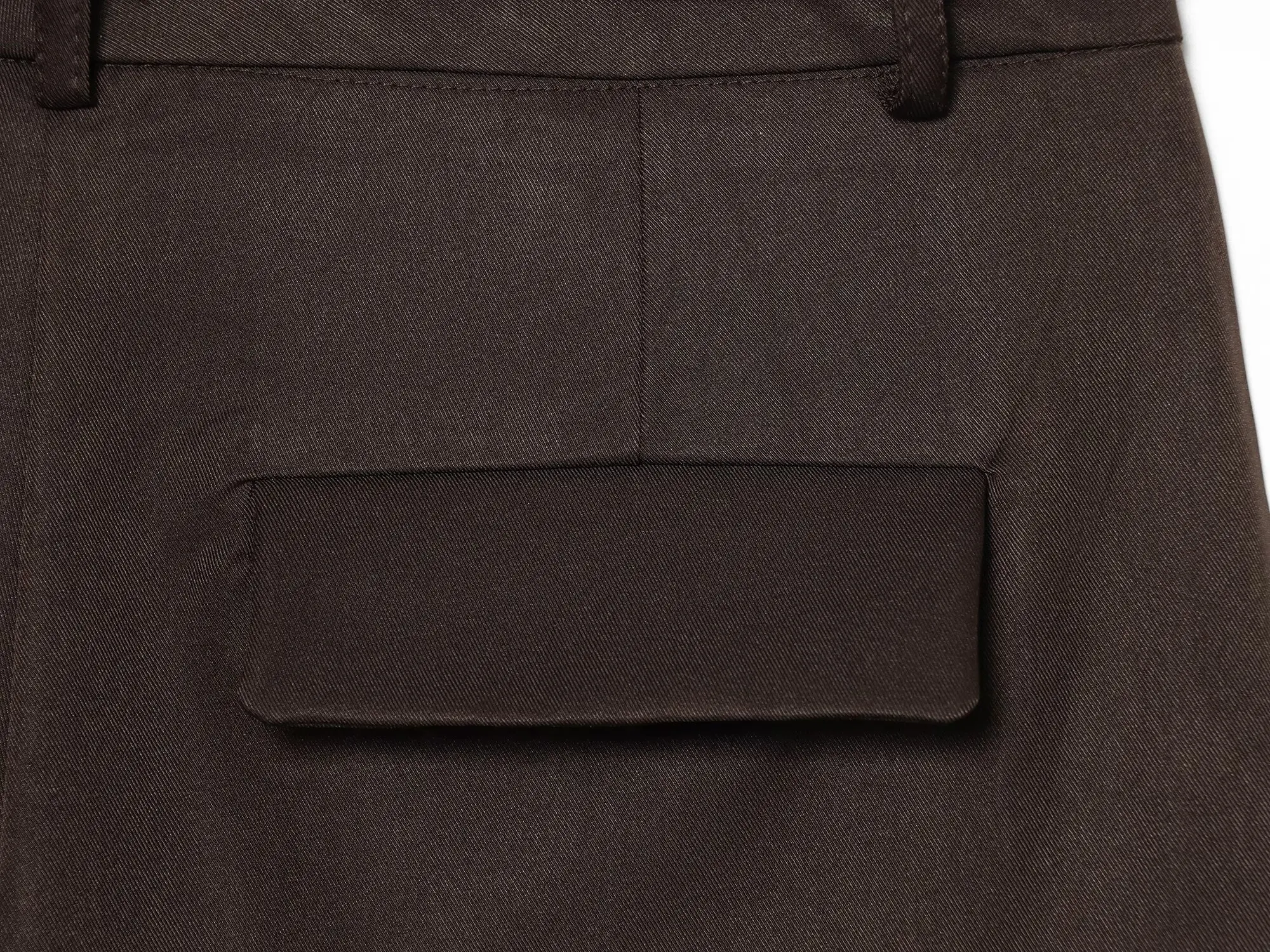 TFMLN Damen-Knielange Hose, schlicht, hohe Taille, Sommer, lässig, weites Bein, gerade Hose mit Gürtel, elegante kurze Damenhose – Detail 19