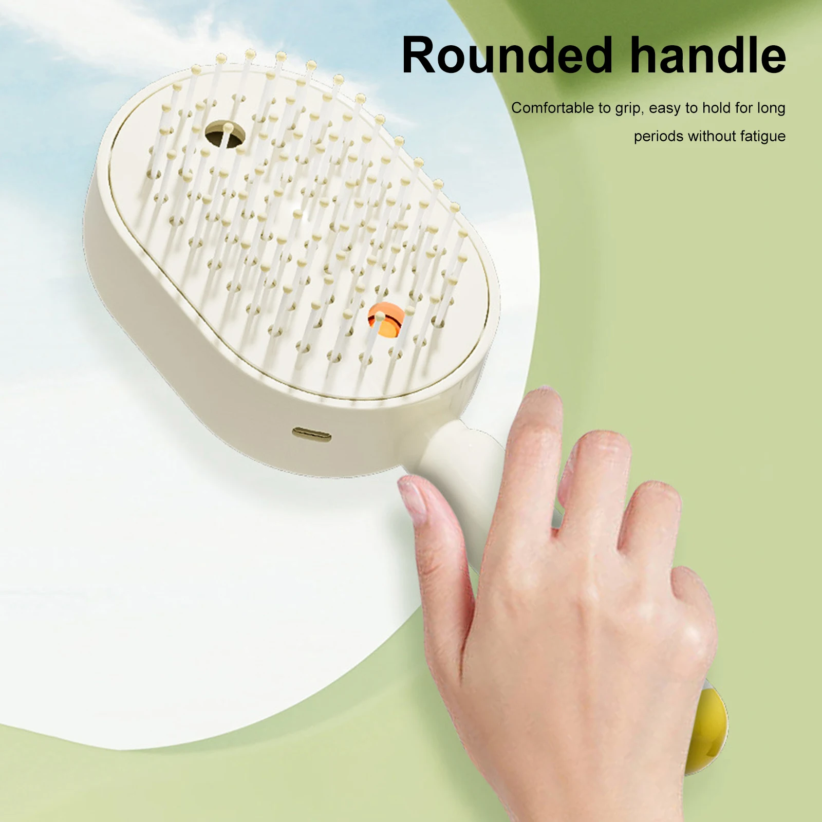 Multi-Functional Massage Spray Comb 2 In 1 Hairs Massage Combs Anti-Static & Detangling Telescopic Hair Comb for Women Girls