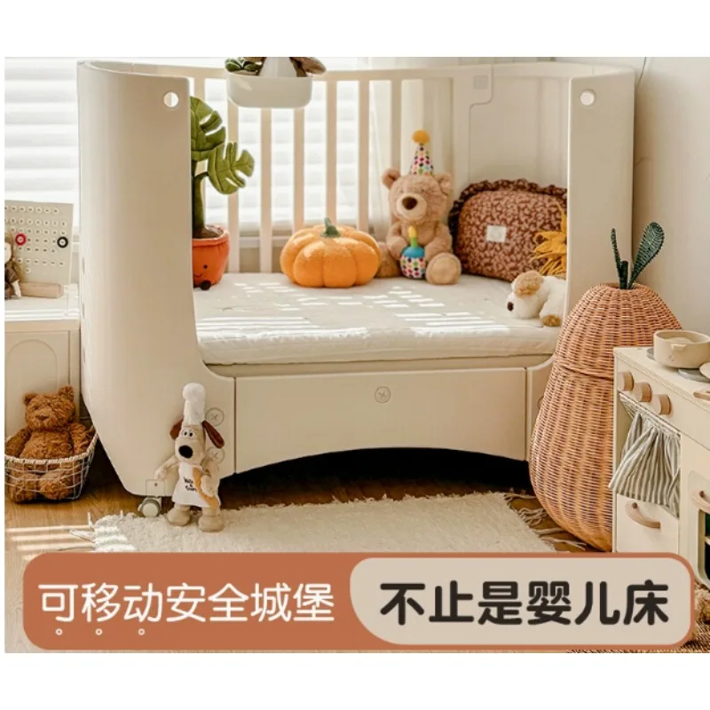 

Регулируемая передвижная кровать для кроватки, игровая кровать, детский многофункциональный столик для подгузников