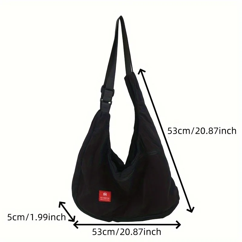 حقيبة عمل متعددة الوظائف على شكل سترة، طراز أمريكي عتيق، سعة كبيرة، نايلون بدون أكمام