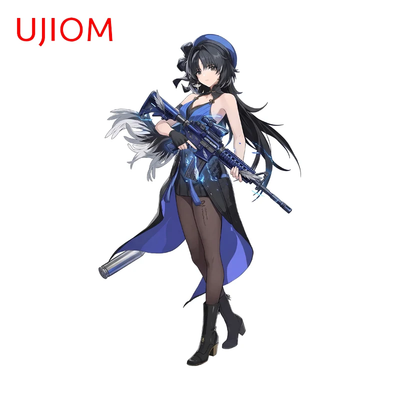 UJIOM Anime Figure Wuthering Waves Wall Sticker Stylish Refrigerator Waterproof Vinyl Decal Computer Host Wallpaper Home Decor