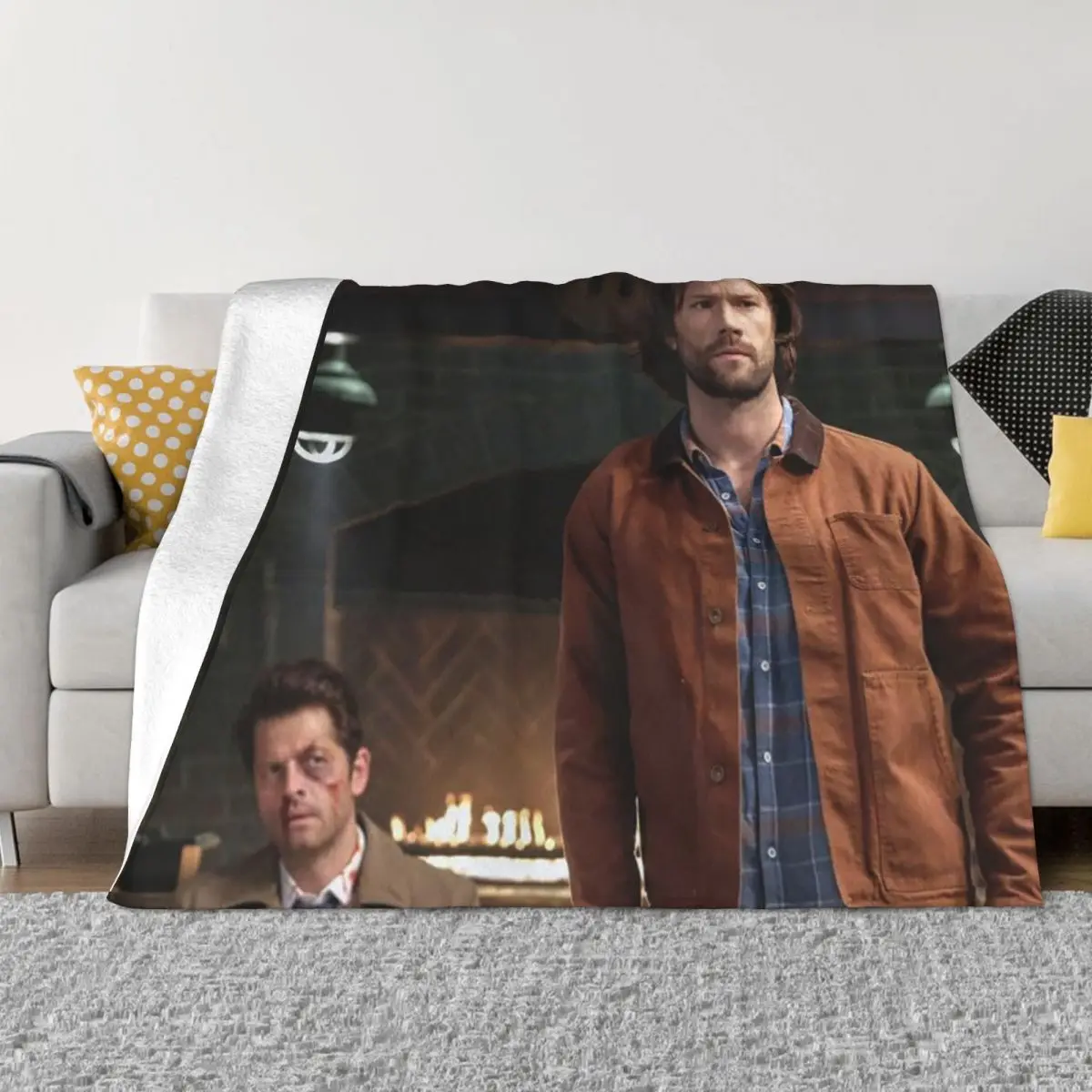 

Supernatural 002092 Home Bed Blanket print blanket Blankets & Throws Blankets And Blankets Throw Blanket