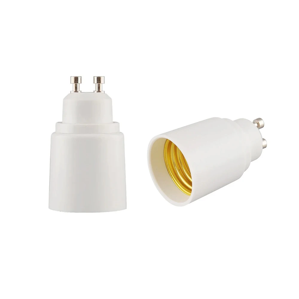 4pcs GU10 To E27 LED Light Bulb Adapter Lamp Holder Converter Socket Light Bulb Lamp Holder Adapter Plug Heat-resistant Material