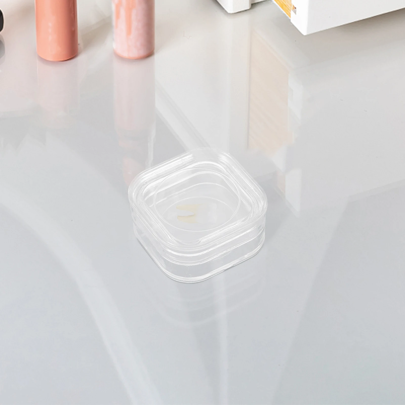 

Dental Retainer Box Artificial Tooth Container False Teeth Transparent PC Braces Guard