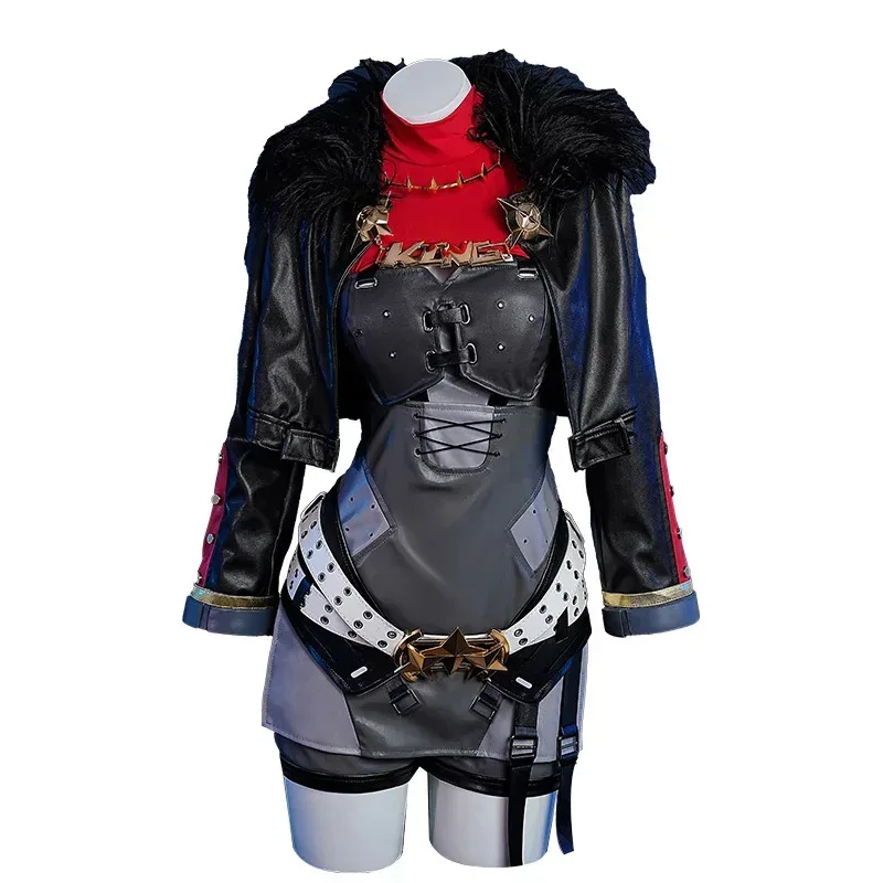 UWOWO سيزر كينغ كوسبلاي كولاب سلسلة: لعبة Zenless Zone Zero ZZZ قيصر كينغ أزياء تنكرية للهالوين