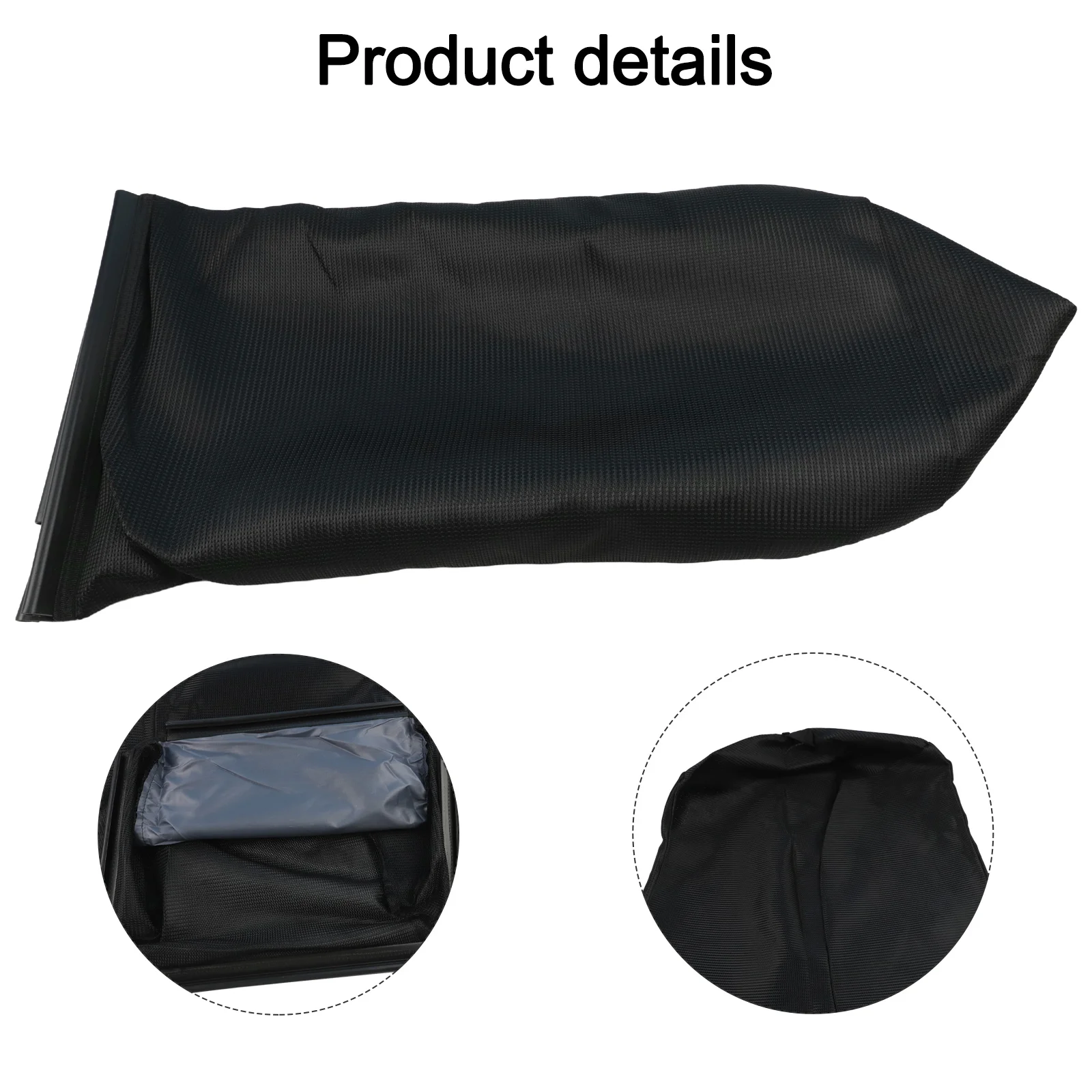 Colección de recorte de césped para 19 pulgadas, 35*24*65cm L, W, H, bolsa receptora para cortacésped que soporta varias condiciones climáticas