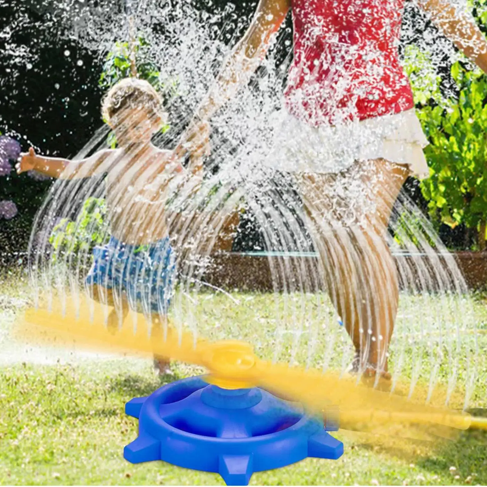 Watersproeier voor kinderen Watersproeispeelgoed voor buiten 360 graden draaibaar buitenspeelgoed Interactieve zomeractiviteiten voor strand