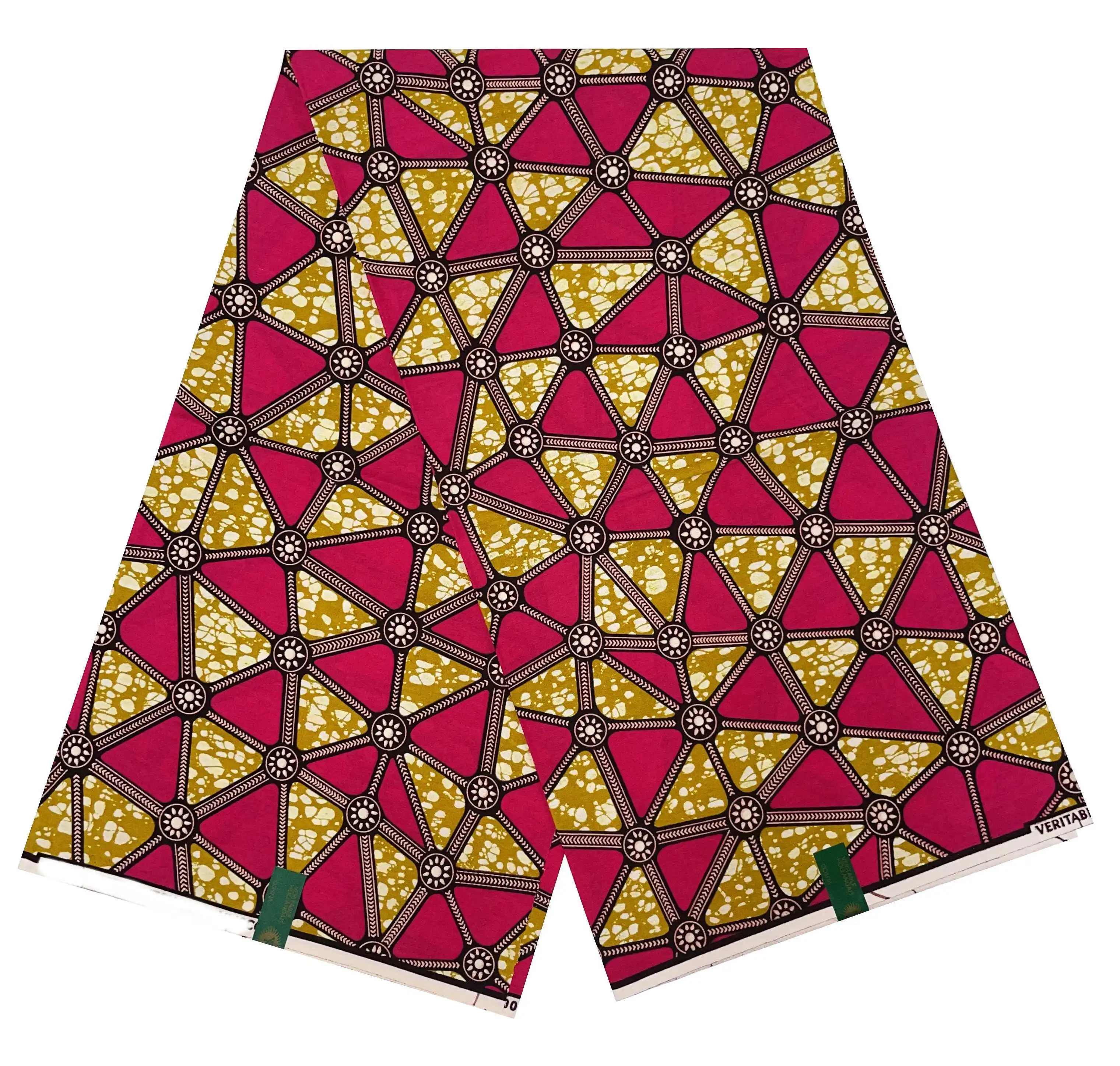 Imagem -03 - Cera Real Africana Imprime Tecido Cera Ankara 100 Algodão Garantido Original Verdadeiro Material de Costura Novos Preços por Atacado