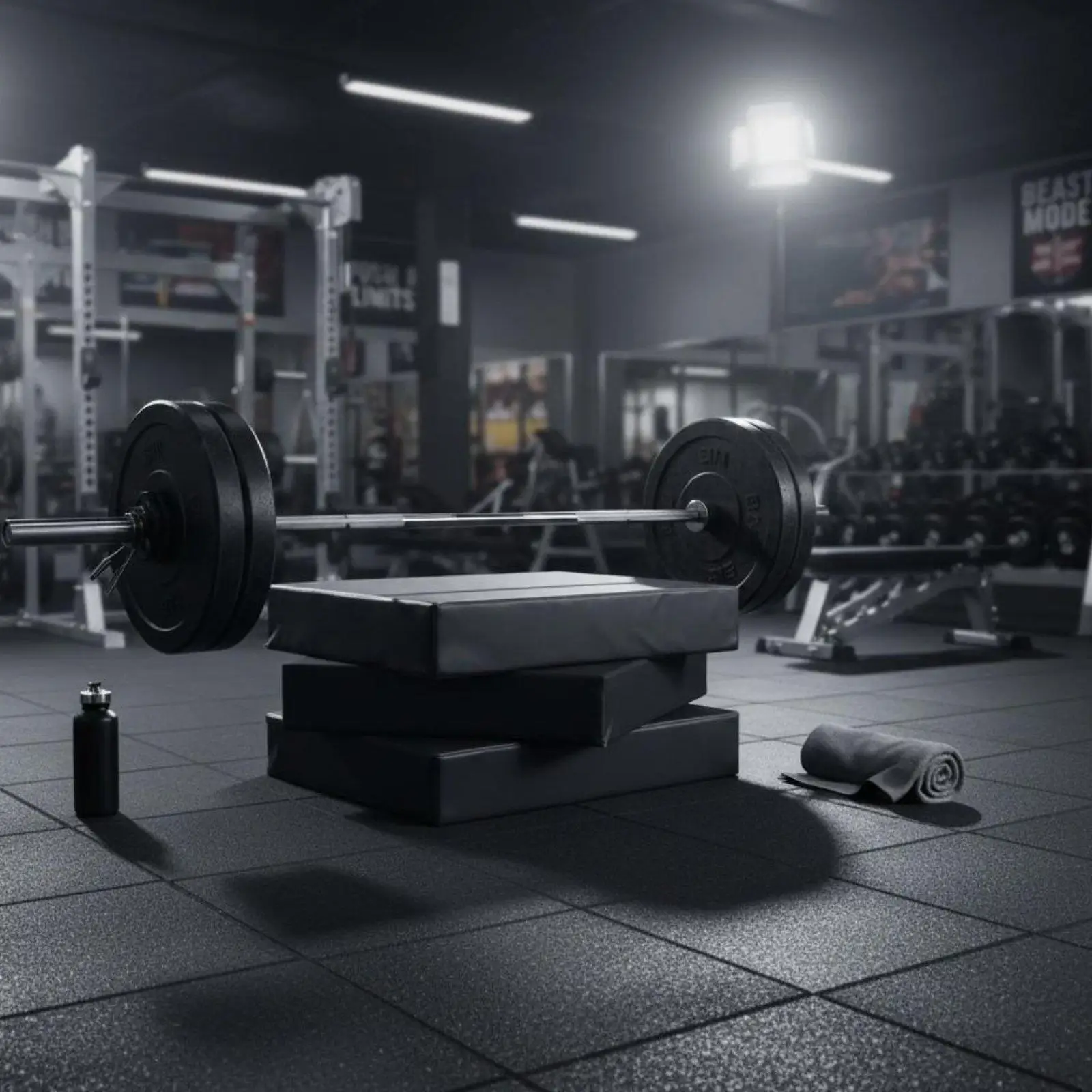 2 Pieces Barbell Drop Pad Noise Reducing Weightlifting Landing Pad Floor Protection Weightlifting Drop Pad for Weightlifters,