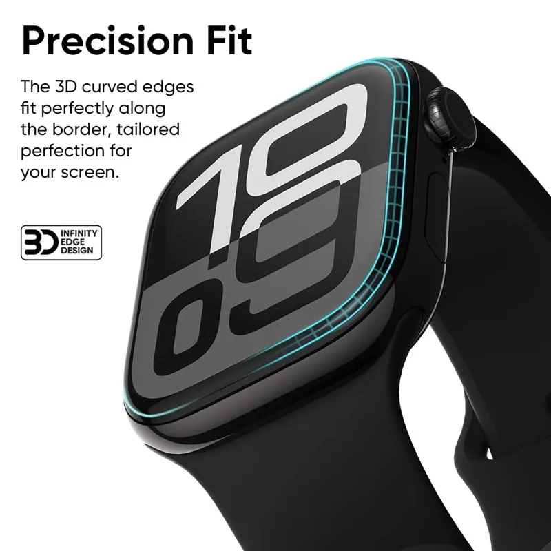 5 uds Protector de pantalla para Apple Watch 10 9 8 7 6 5 40MM 41MM 42MM 44MM 45MM 46MM película cerámica para IWatch Ultra 49MM no vidrio