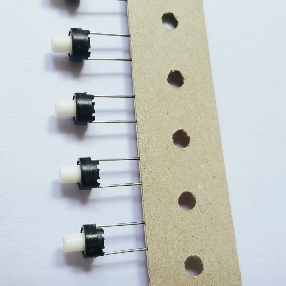 Original new 100% SKRGAMD010 light touch switch 2pin 6*6*7mm straight button circular fretting quality good