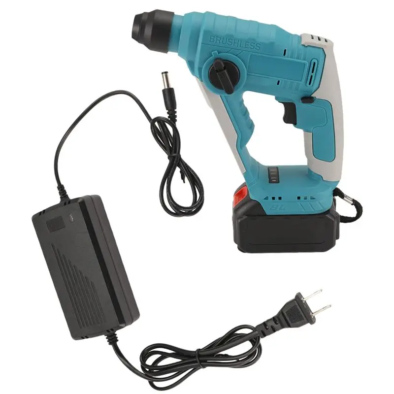 ABFU-Brushless Hammer Drill, SDS-Plus Cordless Hammer Drill For Concrete Masonry,Stones, Household Lithium Hammer