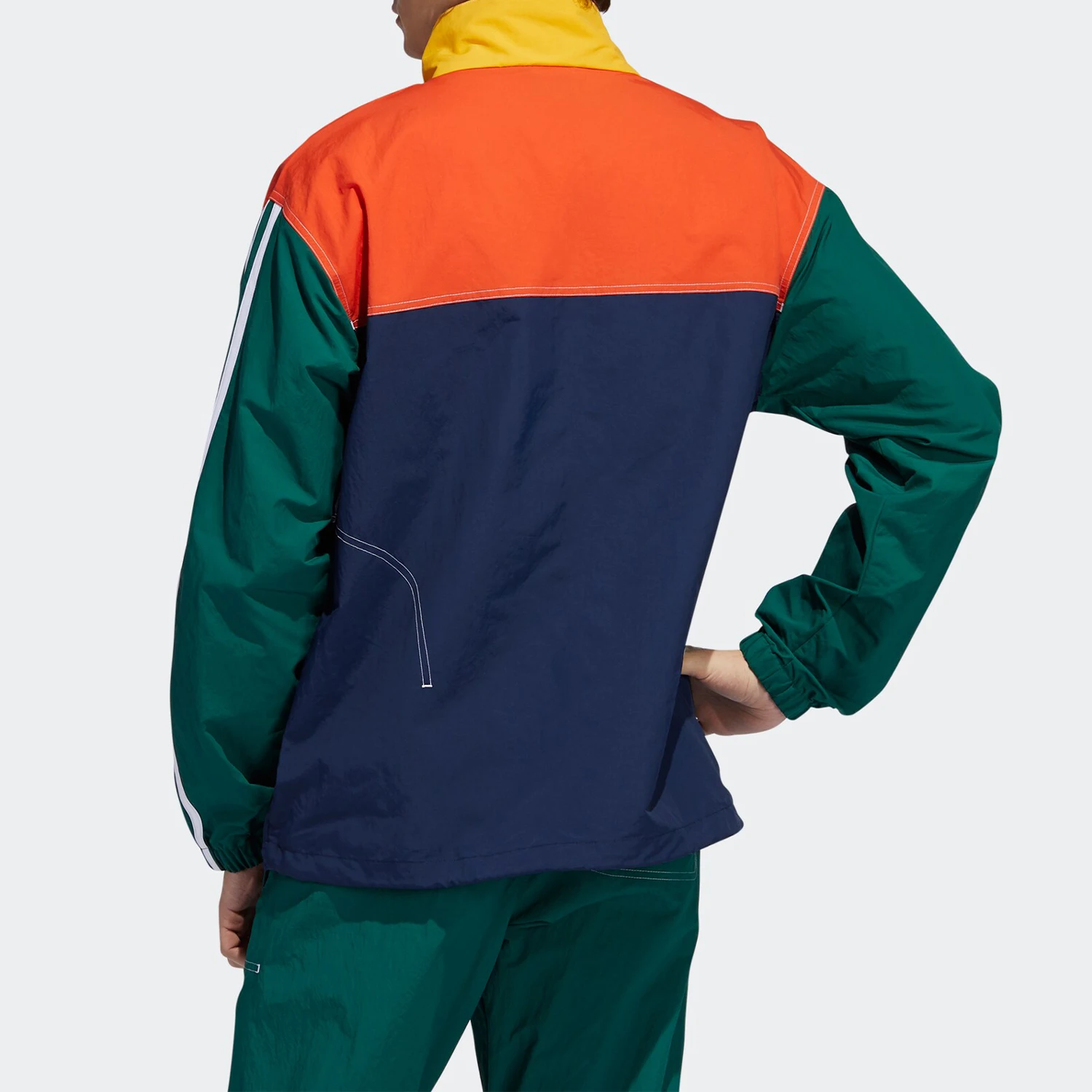Adidas genuine clover men's SUMMEB-BAL contrasting sport windproof jacket GD2054