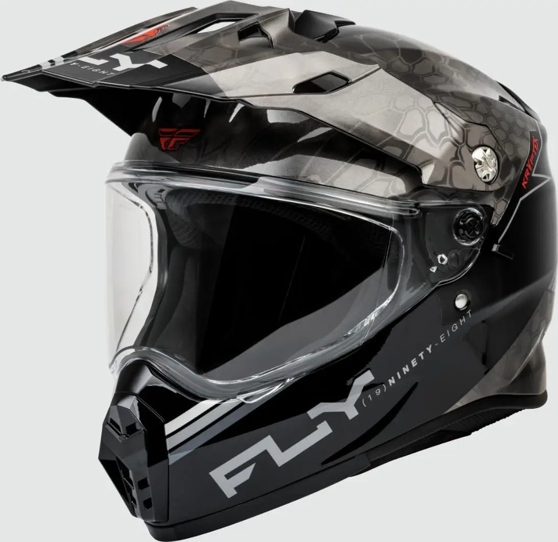 

Trekker Conceal Helmet Black/Grey/White-XS | MX Stealth Flow Shield