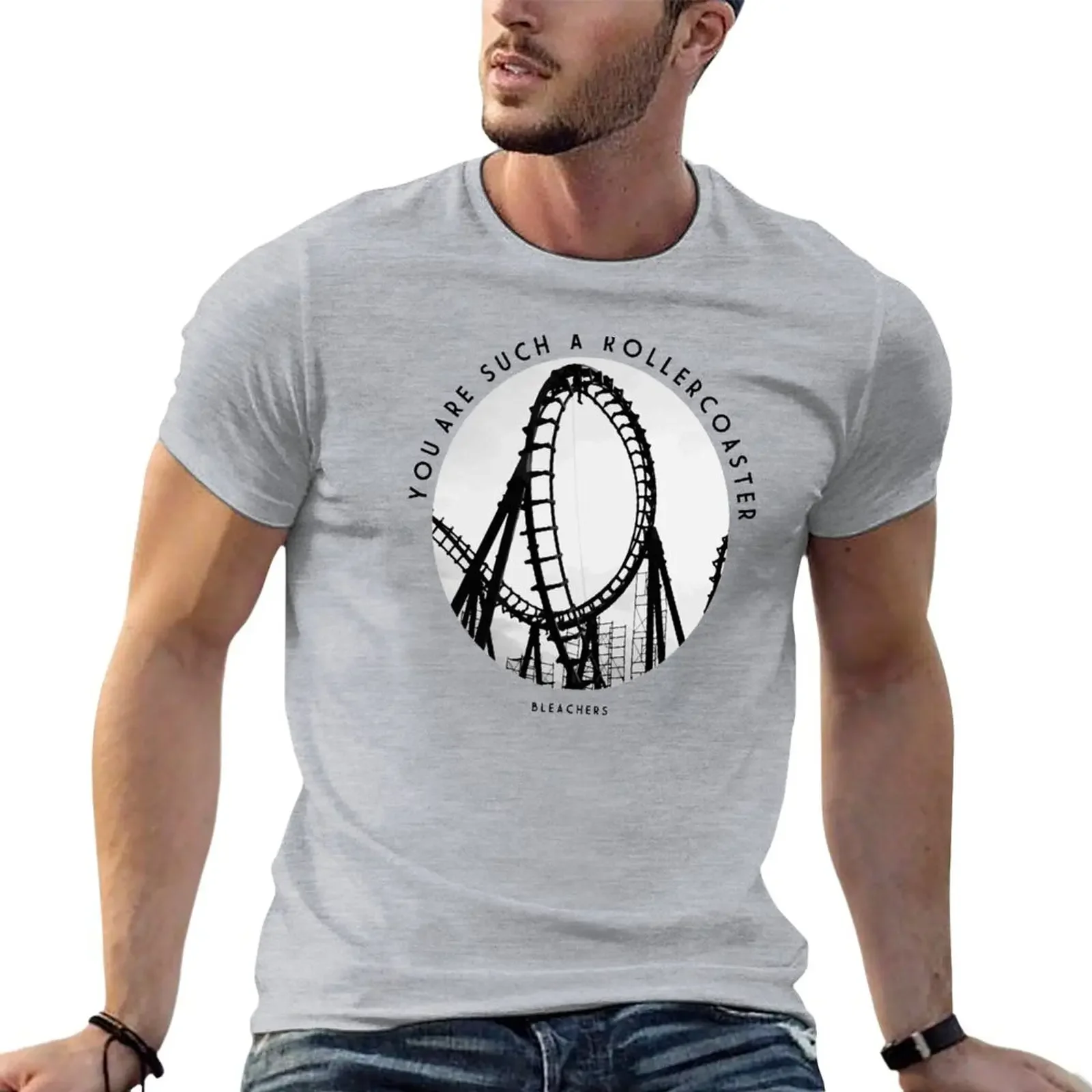 Bleachers - Rollercoaster T-Shirt kawaii clothes quick drying t shirts for men