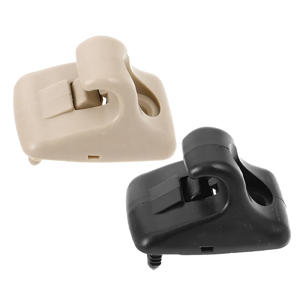 2Pcs Sun Visor Support Clip for Vehicle Interiors Precise Compatibility Anti-Scratch Grip Reliable Car Visor Replacement Clip