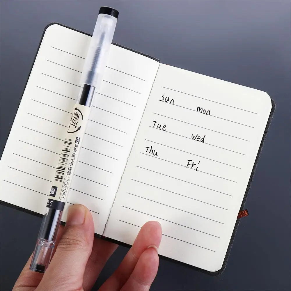 문구류 아젠다 오거나이저 두꺼운 스크랩북 포켓 메모 노트 다이어리 노트북 비즈니스 노트패드 A7 미니 노트북