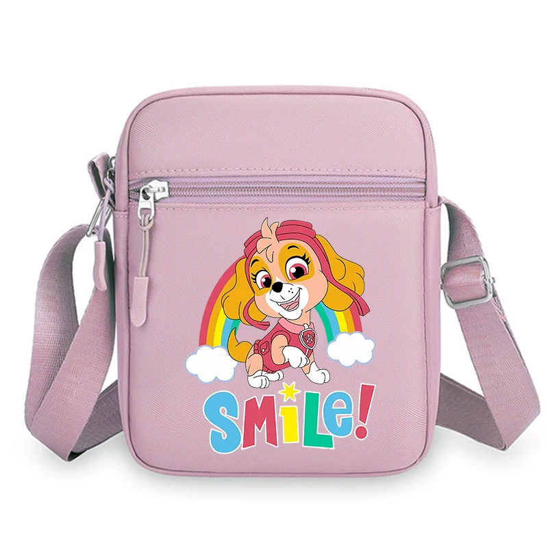 Paw Patrol Single Shoulder Bags Anime Chase Skye Oxford Crossbody Bag Cartoon Cute Phone Messenger Bag Boys Girls Birthday Gift view 4