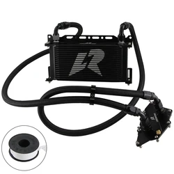 19Row 10AN Oil Cooler Kit for Mini Cooper S/D One D F55 14-19 F56 Cooper S/D Cooper S JCW John Cooper Works One D/First