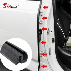 Car Door Seal Strip B Pillar Rubber Seal Waterproof Car Door Edge Protector Weatherstrip Noise Insulation Sealant Car Protection