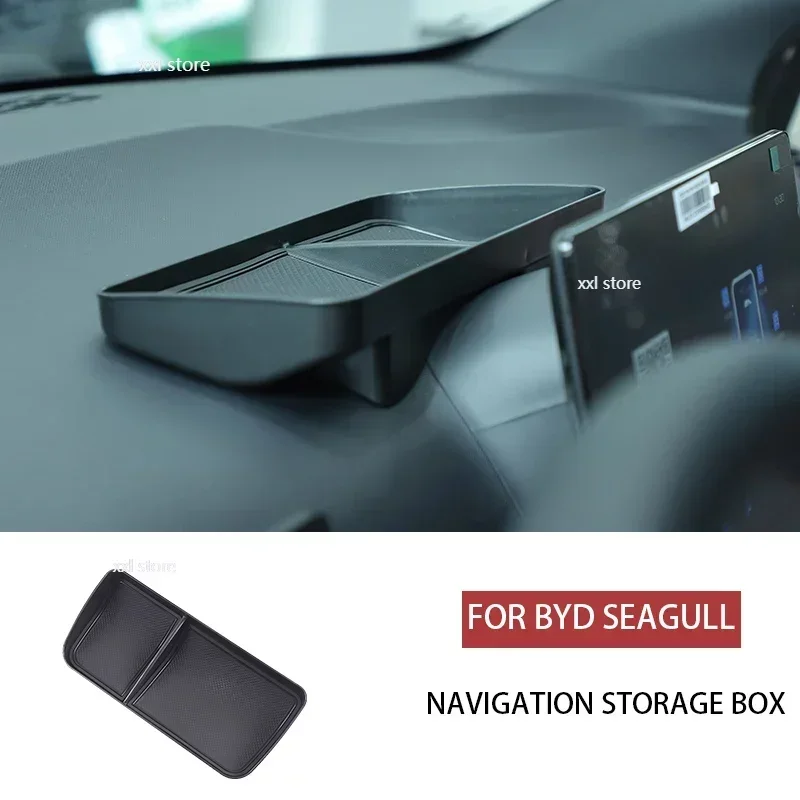 

Multifunctional Car Navigation Screen Rear Storage Box For BYD Seagull ETC High Quality Auto Interior Accessories