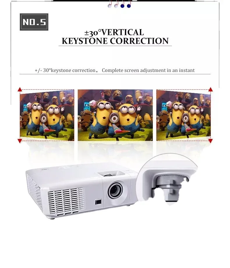 Best Selling 4k Dlp Projector Mapping High Lumens Multimedia Digital Projector Hd High Definition Projector