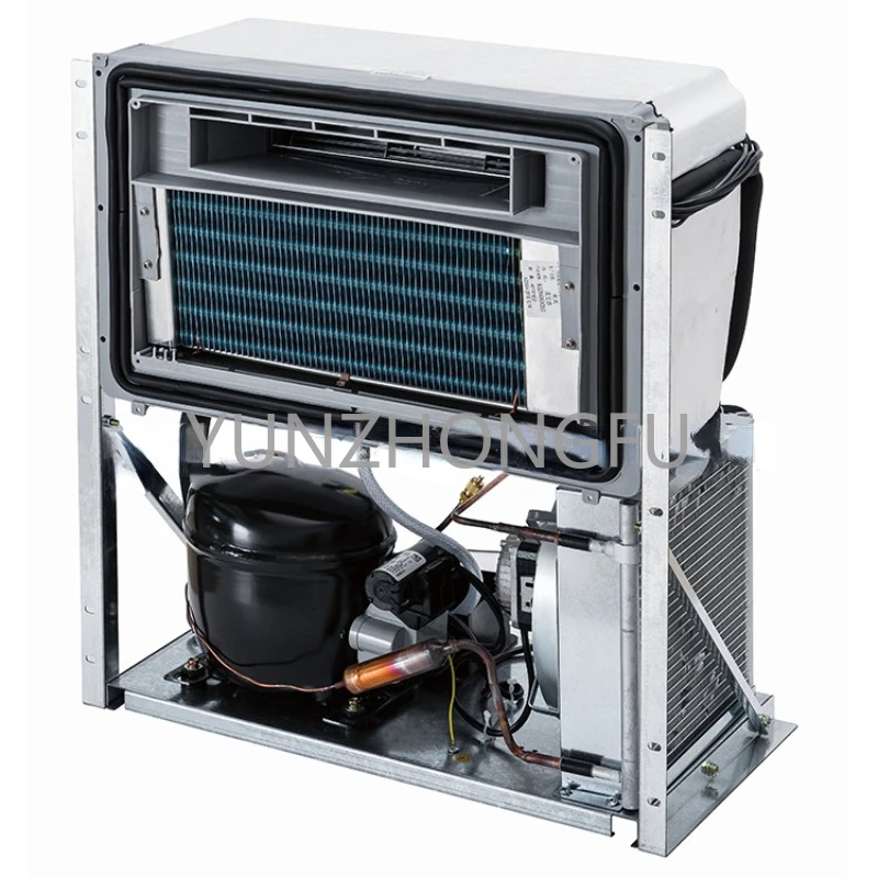 Air-cooled freezer unit, vending machine, integrated unit, integral refrigerator, refrigeration and freezing unit