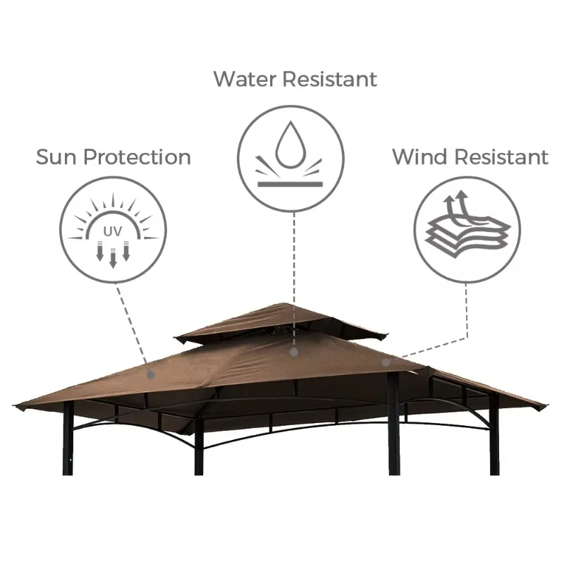 Outdoor Multifunctional Waterproof Fixed BBQ Pavilion Special Offer BBQ Pavilion Set