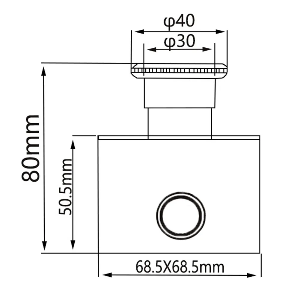E-stop Switch with 4 Terminal Screws 1NC Contact Layout for Integration into Control Circuits of Production Machinery